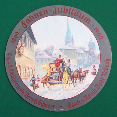 1969 Fahnenjubilum Lichtenfels Marktplatz