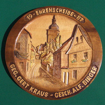 1987 Ehrenscheibe Lichtenfels Mauergasse