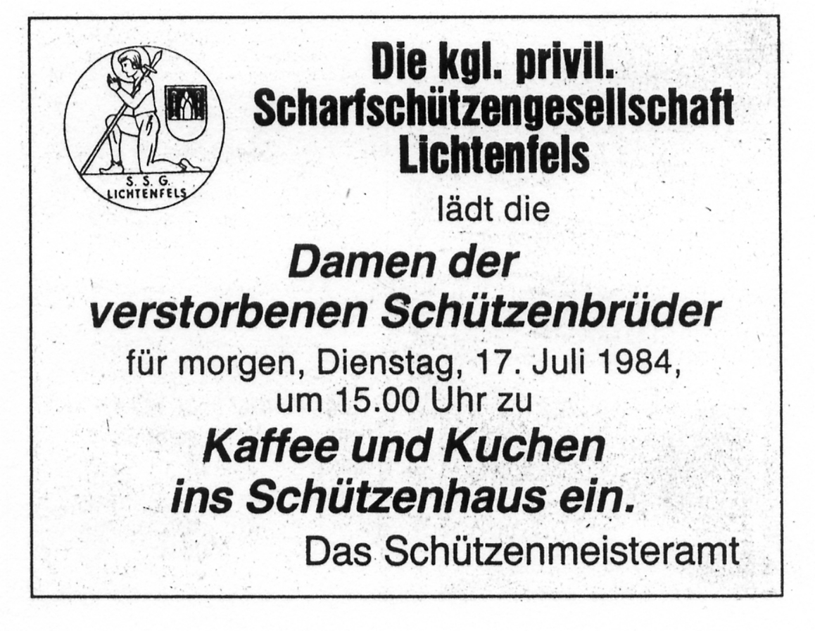 1984 anzeige schtzenfest