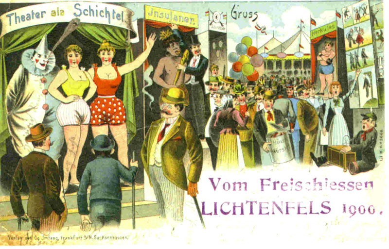 Schuetzenfest Gruss vom Freischiessen Lichtenfels Jahr 1900